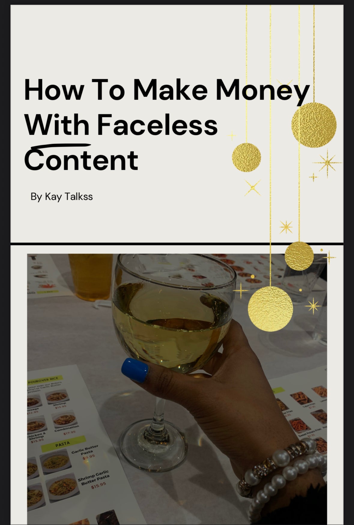 HOW TO MAKE MONEY WITH FACELESS CONTENT